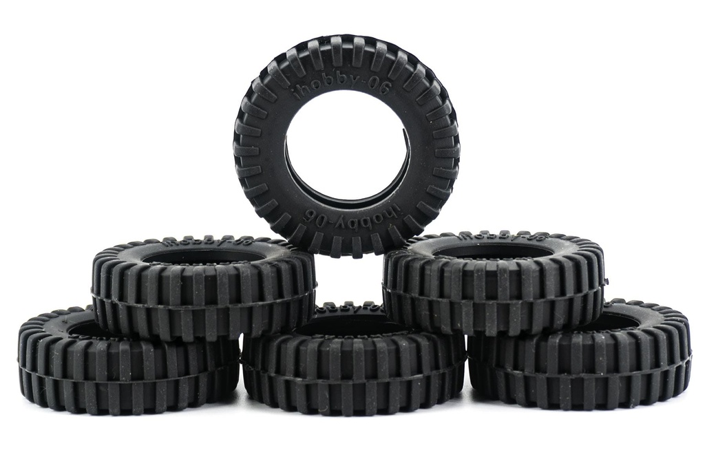 Bancroft 1/16 Scale LCM3 Landing Craft Tire Set (6)