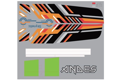 [SKY1053-107] Skynetic 2000mm Andes Glider Decal Sheet