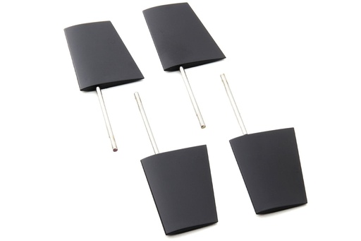 [BNC1057-101] Bancroft Dusseldorf 1/25 Scale Rudder Set (4)