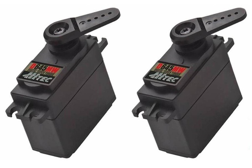 [HRC6005-035] Hitec D-645MW 57g High Voltage High Torque Digital Metal Gear Servo Multi-Pack (2 Servos)
