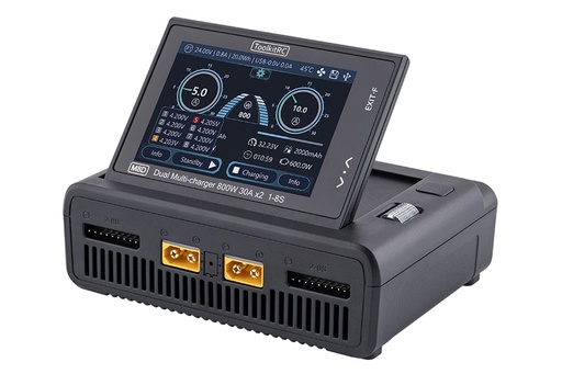 [TK13000] ToolkitRC M8D 1600W 8 Cell (8S) Dual Port LiPo DC Battery Charger