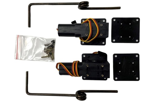 [NXA1023-118] Nexa 1610mm Hawker Hurricane .69-90 size Retract Set with Steel Rod