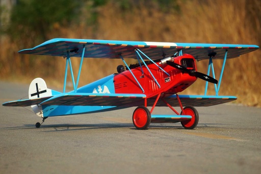 [NXA1070-001] Nexa Fokker D.VII Red-Blue 1730mm (68.1") Wingspan - ARF