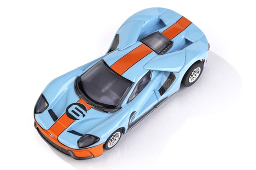 [AFX22052] AFX Mega G+ HO Scale Ford GT Heritage #6 Gulf Slot Car