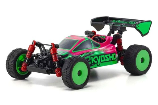 [KYO32093PGR] Kyosho Mini-Z Pink/Green Inferno MP9 1/27 Scale 4WD Buggy - RTR