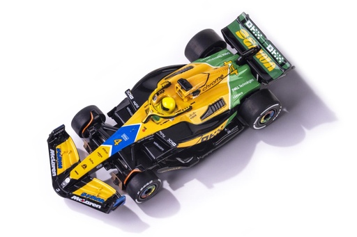 [AFX22120] AFX Mega G+ HO Scale Mclaren F1 MCL38 #4 Senna Monaco 2024 Slot Car