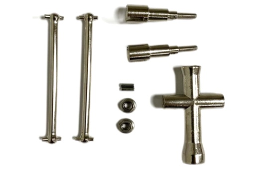 [PRM7012-140] Primus 1/16 Scale DT16 Metal Rear Driveshafts with Axles (pr.)