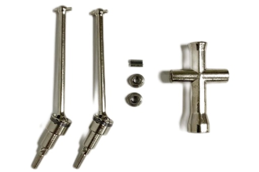 [PRM7012-139] Primus 1/16 Scale DT16 Metal Front CVD Driveshaft Set