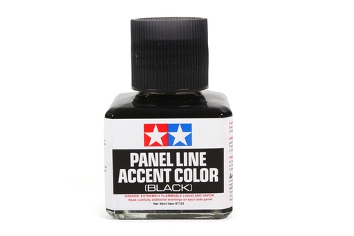 [TAM87131] Tamiya Panel Line Accent Color (Black) 40ml Bottle