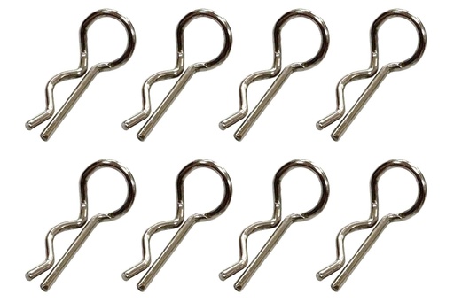 [PRM7013-069] Primus 1/16 Scale DT16 Body Clips (8)