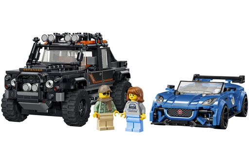 [77264] LEGO Speed Champions Jaguar Project 7 & Land Rover Defender