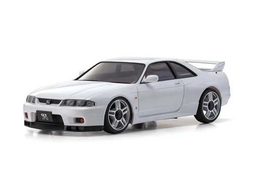 [KYO32638WG] Kyosho Mini-Z White Nissan Skyline GT-R V.Spec R33 MA-020 w/LED & Gyro 1/27 Scale AWD Car - RTR