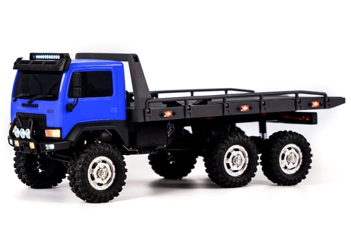 [HBP1810431] Hobby Plus CR18P Blue Arktos 1/18 Scale 6x6 Flatbed Truck - RTR
