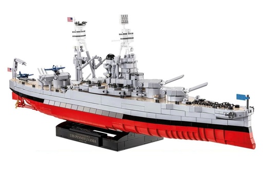 [COBI-4842] COBI Pennsylvania-Class Battleship 1:300 Scale 2 in 1 USS Arizona or USS Pennsylvania Executive Edition Building Block Set