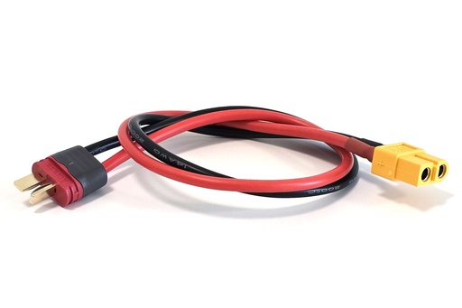 [BCT5002-025] BenchCraft 300mm (12") Charge Lead with XT60 to T-Connector