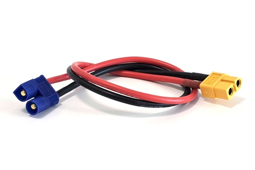 [BCT5002-022] BenchCraft 300mm (12") Charge Lead with XT60 to EC3 Connector