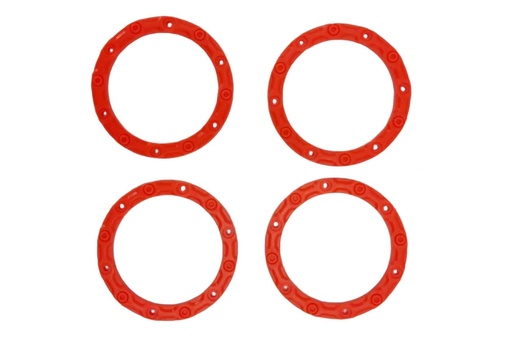 [PRM5016-002] Primus 1/10 Scale Crawler Orange Beadlock Rings (4)