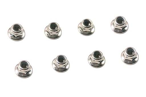 [PRM5056-003] Primus Flanged Lock Nuts M4 (8)