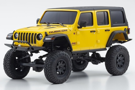 [KYO32521Y] Kyosho Mini-Z 4x4 Jeep Wrangler Unlimited Rubicon Yellow 1/27 Scale 4WD Truck - RTR