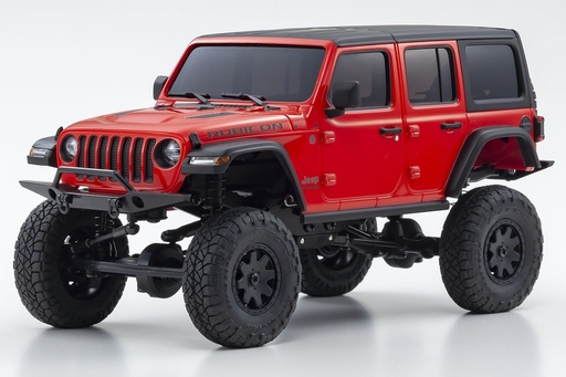 [KYO32521R] Kyosho Mini-Z 4x4 Jeep Wrangler Unlimited Rubicon Red 1/27 Scale 4WD Truck - RTR