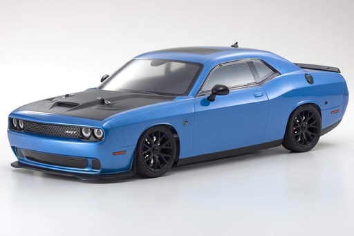 [KYO34415T2] Kyosho Fazer Mk2 Blue Dodge Challenger SRT Hellcat 1/10 Scale 4WD Car - RTR