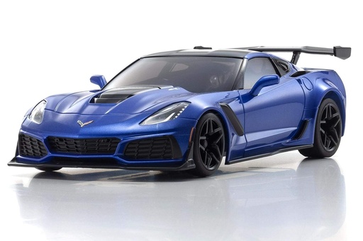 [KYO32334BL] Kyosho Mini-Z Corvette ZR1 Elkhart Lake Blue Readyset 1/27 Scale RWD Car w/LEDs - RTR
