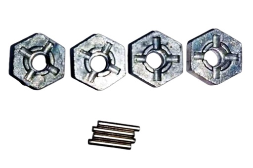 [PRM7012-120] Primus 1/12 Scale PC12 Metal 12mm Wheel Hex Set (4)