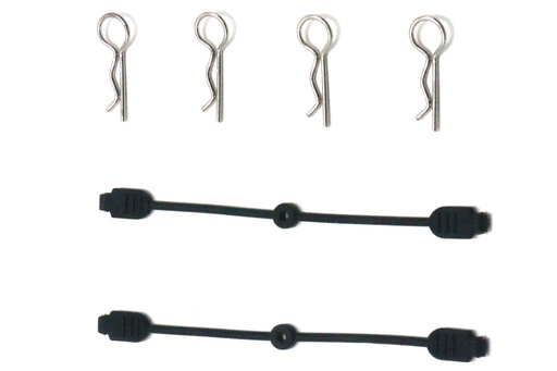 [PRM7013-034] Primus 1/7 Scale Truck Body Clip and Rubber Retainer