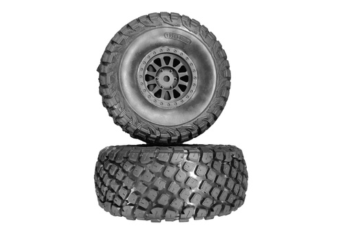 [PRM5016-015] Primus 1/7 Scale Truck Wheel and Tire Mounted (pr.)