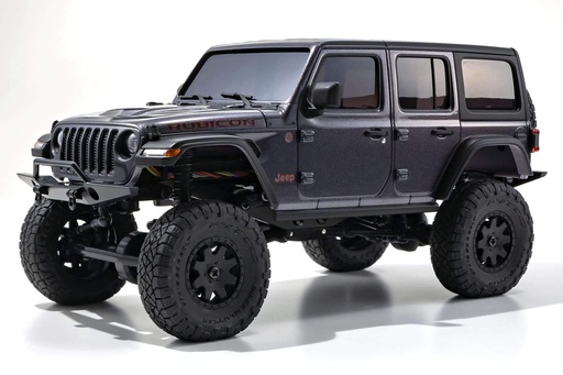 [KYO32521GM] Kyosho Mini-Z 4x4 Jeep Wrangler Unlimited Rubicon Granite Crystal Metallic 1/27 Scale 4WD Truck - RTR