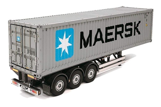 [TAM56326] Tamiya Maersk Container Trailer 1/14 Scale Plastic Model - KIT