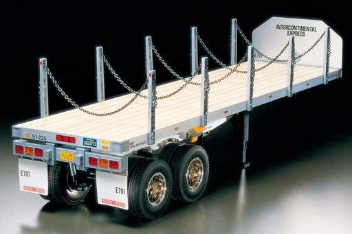 [TAM56306] Tamiya Flatbed Semi-Trailer 1/14 Scale Plastic Model - KIT