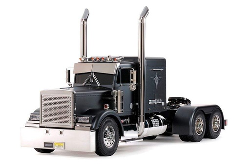 [TAM56356] Tamiya Grand Hauler Black Edition 1/14 Scale Semi Truck - KIT