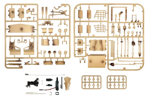 [TDE1006-105] Tongde 1/16 Scale US M109A2 Howitzer Plastic Parts Set