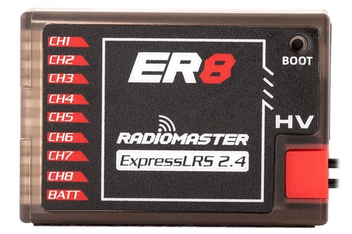 [HP0157-RX-ER8] RadioMaster ER8 8-Channel ELRS PWM Receiver