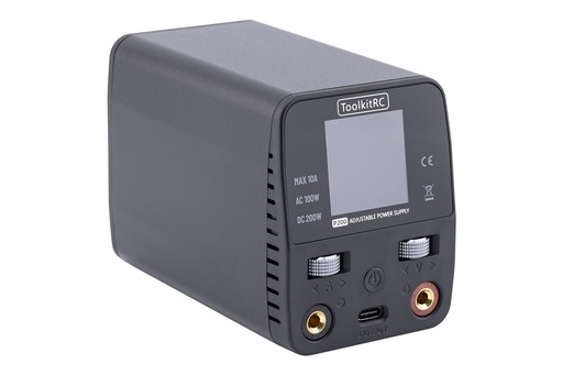 [TK23100] ToolkitRC P200 V2 200W 10A Mini Desktop DC Power Supply