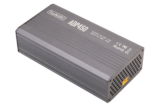 [TK23400] ToolkitRC ADP450 450W 24V 19A DC Power Supply with XT60 Connector