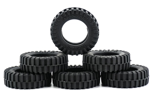 [BNC1006-102] Bancroft 1/16 Scale LCM3 Landing Craft Tire Set (6)