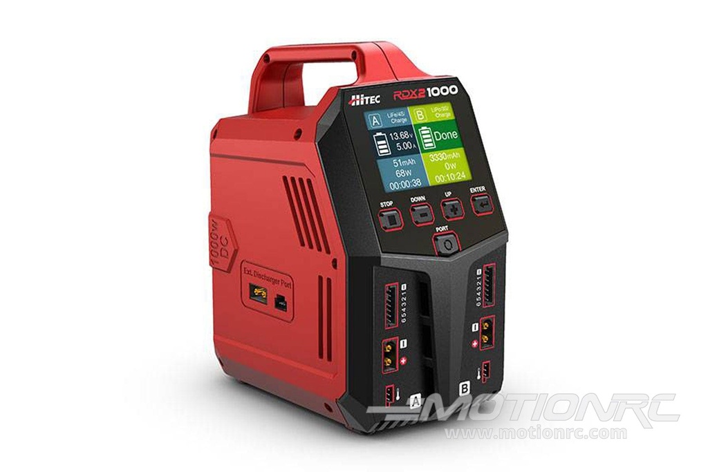 Hitec RDX2 1000 AC/DC 450W Dual Port Charger HRC44401