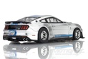 AFX Mega G+ HO Scale 2022 Shelby Mustang GT500KR Silver/Blue Slot Car AFX22099