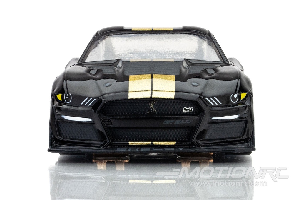 AFX Mega G+ HO Scale 2022 Shelby Mustang GT350H Black/Gold Slot Car AFX22082