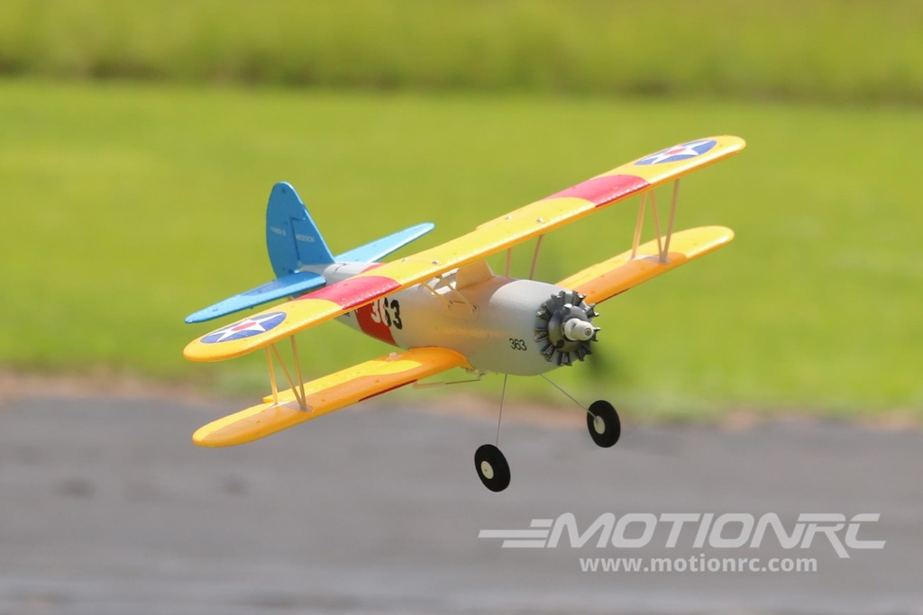 Skynetic N2S-2 Stearman EPP with Gyro 360mm (14.2") Wingspan - FTR SKY1059-002