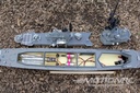 Bancroft USS Charles Adams 1/100 Scale 1375mm (53.6") US Guided Missile Destroyer - RTR BNC1061-003