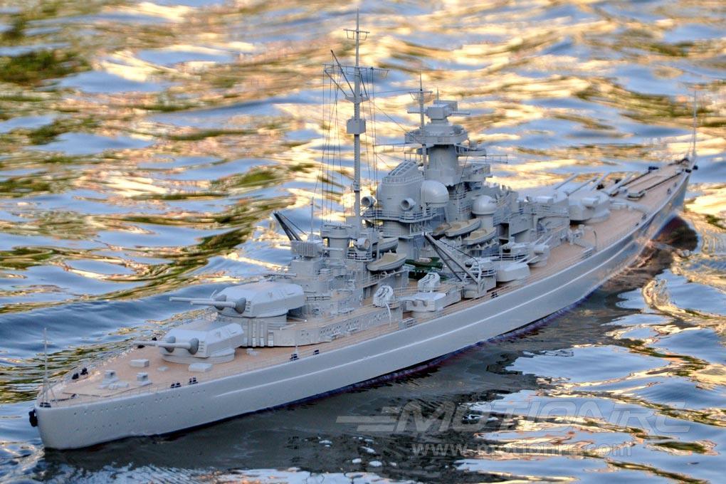 Bancroft Bismarck 1/200 Scale 1250mm (49") German Battleship - RTR - (OPEN BOX) BNC1002-003(OB)