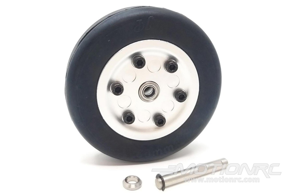 JP Hobby 60mm (2.36") x 16mm Rubber Wheel for 4mm Axle JPH5016-102
