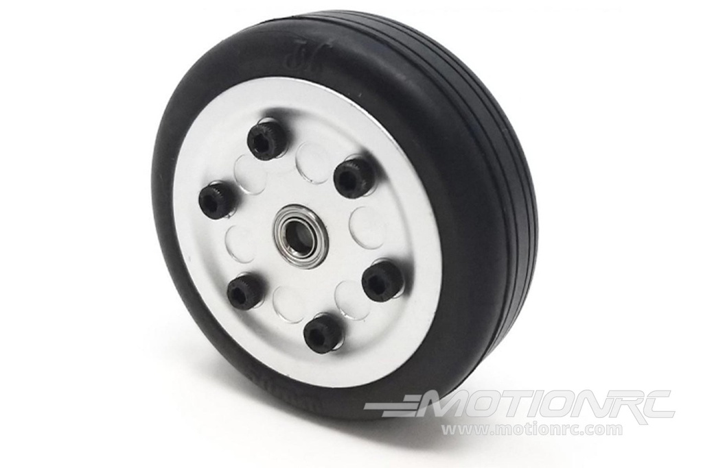 JP Hobby 50mm (1.96") x 16mm Rubber Wheel for 4mm Axle JPH5016-101