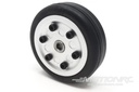 JP Hobby 50mm (1.96") x 16mm Rubber Wheel for 4mm Axle JPH5016-101