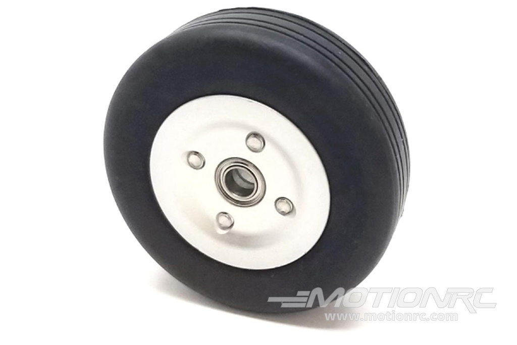 JP Hobby 40mm (1.57") x 13mm Rubber Wheel for 4mm Axle JPH5016-100