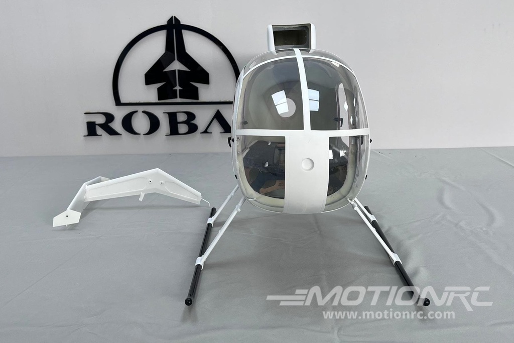 Roban MD-500D White 600 Size Helicopter Scale Conversion - KIT RBN-KF500DW6