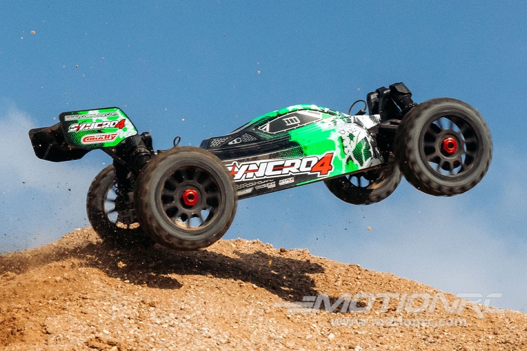 Team Corally Syncro 4 Green 1/8 Scale Brushless 4WD EP Buggy - RTR COR00287-G